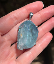 Load image into Gallery viewer, Collectors Drop - XL Aqua Aura Danburite pendant