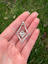 Load image into Gallery viewer, Herkimer Diamond (naturally double terminated) Stargate Pendant