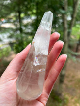 Load image into Gallery viewer, Clear (Colorless) Fluorite Bodywork wands (5.5 inch medium size)