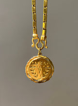 Load image into Gallery viewer, 23k solid yellow gold 22 inch Thai baht chain necklace with pretzel clasp - stamped “965%”
