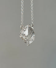 Load image into Gallery viewer, Herkimer Diamond Crystal necklace with Record Keepers and Inner Child crystals on 24 inch chain