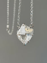 Load image into Gallery viewer, Herkimer Diamond Crystal necklace with Record Keepers and Inner Child crystals on 24 inch chain