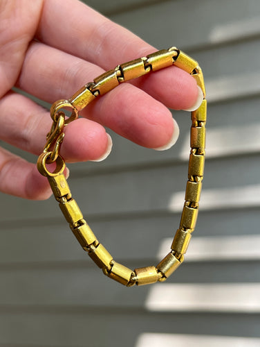 23k solid yellow gold Thai baht bracelet - stamped “965%”