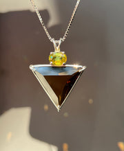 Load image into Gallery viewer, Natural Citrine Angelic Star Necklace with Radiant Sphene