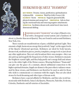 Collectors Drop - 64.7 carat Electric Aqua Aura Danburite with naturally double terminated Herkimer Diamonds 19 in total - Pendant