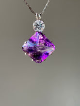 Load image into Gallery viewer, One of a kind Top Quality Amethyst Magician Stone necklace with XL flawless Phenacite