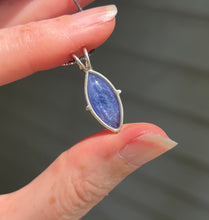 Load image into Gallery viewer, Top Quality Tanzanite necklace with incredible shimmer