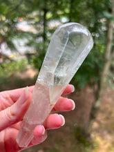 Load image into Gallery viewer, Clear (Colorless) Fluorite Bodywork wands (5.5 inch medium size)