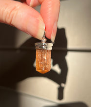 Load image into Gallery viewer, Imperial Topaz crystal pendant with rainbows galore