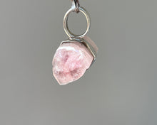 Load image into Gallery viewer, Naturally Double Terminated Pink Tourmaline crystal pendant