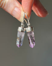 Load image into Gallery viewer, Vera Cruz Amethyst drop earrings