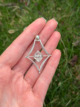 Load image into Gallery viewer, Herkimer Diamond (naturally double terminated) Stargate Pendant