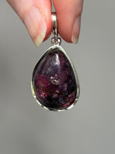 Load image into Gallery viewer, One of a kind - RARE XL Gem Grade Siberite aka Purple Tourmaline pendant