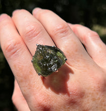 Load image into Gallery viewer, Collectors Drop - RARE Lord Ganesha carved Moldavite size 8 - One of a kind