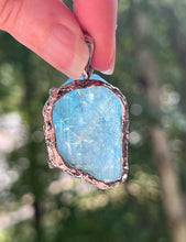 Load image into Gallery viewer, Collectors Drop - XL Aqua Aura Danburite pendant