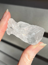 Load image into Gallery viewer, Double sided carved Danburite Dragon point - Collectors piece - One of a Kind