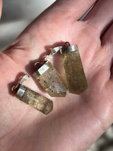 Load image into Gallery viewer, Epidote included Scapolite pendants