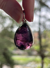 Load image into Gallery viewer, One of a kind - RARE XL Gem Grade Siberite aka Purple Tourmaline pendant