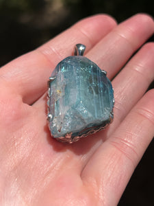 Collectors Drop - XL Aqua Aura Danburite pendant