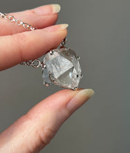 Load image into Gallery viewer, Herkimer Diamond Crystal necklace with Record Keepers and Inner Child crystals on 24 inch chain