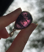 Load image into Gallery viewer, One of a kind - RARE XL Gem Grade Siberite aka Purple Tourmaline pendant