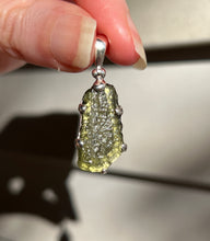 Load image into Gallery viewer, Genuine Czech Moldavite pendant 5.4 carats