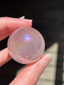 Angel Aura Rose Quartz Sphere 34mm