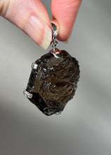 Load image into Gallery viewer, Natural Smoky Citrine Carved Dragon pendant