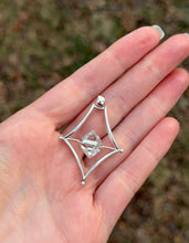 Load image into Gallery viewer, Herkimer Diamond (naturally double terminated) Stargate Pendant