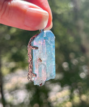 Load image into Gallery viewer, Collectors Drop - XL Aqua Aura Danburite pendant