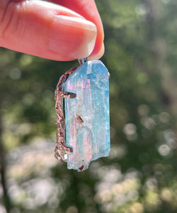 Collectors Drop - XL Aqua Aura Danburite pendant