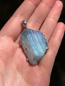 Collectors Drop - XL Aqua Aura Danburite pendant