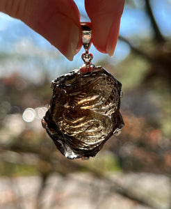 Natural Smoky Citrine Carved Dragon pendant