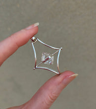 Load image into Gallery viewer, Herkimer Diamond (naturally double terminated) Stargate Pendant