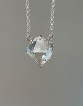 Load image into Gallery viewer, Herkimer Diamond Crystal necklace with Record Keepers and Inner Child crystals on 24 inch chain