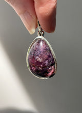 Load image into Gallery viewer, One of a kind - RARE XL Gem Grade Siberite aka Purple Tourmaline pendant