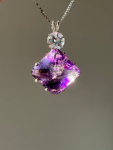 Load image into Gallery viewer, One of a kind Top Quality Amethyst Magician Stone necklace with XL flawless Phenacite