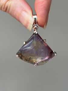 Faceted Natural Ametrine pendant