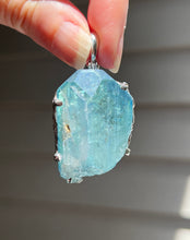 Load image into Gallery viewer, Collectors Drop - XL Aqua Aura Danburite pendant