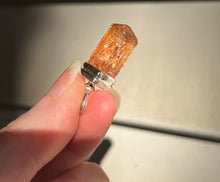 Load image into Gallery viewer, Imperial Topaz crystal pendant with rainbows galore