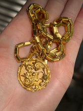 Load image into Gallery viewer, 23k solid yellow gold 22 inch Thai baht chain necklace with pretzel clasp - stamped “965%”