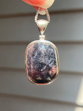 Load image into Gallery viewer, Collectors Drop - Faceted Ruby Sapphire pendant