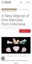 Load image into Gallery viewer, Rare 2020 find - Pink Natrolite pendant