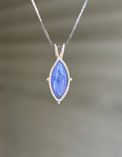 Load image into Gallery viewer, Top Quality Tanzanite necklace with incredible shimmer