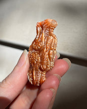 Load image into Gallery viewer, Double Headed Dragon in Carved Sunstone