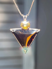 Load image into Gallery viewer, Natural Citrine Angelic Star Necklace with Radiant Sphene