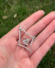 Load image into Gallery viewer, Herkimer Diamond (naturally double terminated) Stargate Pendant