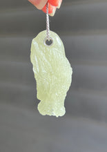 Load image into Gallery viewer, 109.4 carat 360 carved Libyan Desert Glass Dragon Head pendant