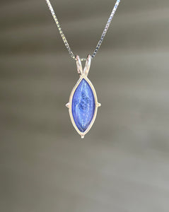 Top Quality Tanzanite necklace with incredible shimmer