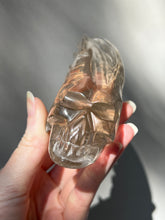 Load image into Gallery viewer, “Chief” Winged Star Being Traveler Skull in Smoky Quartz - Collectors crystal Specimen